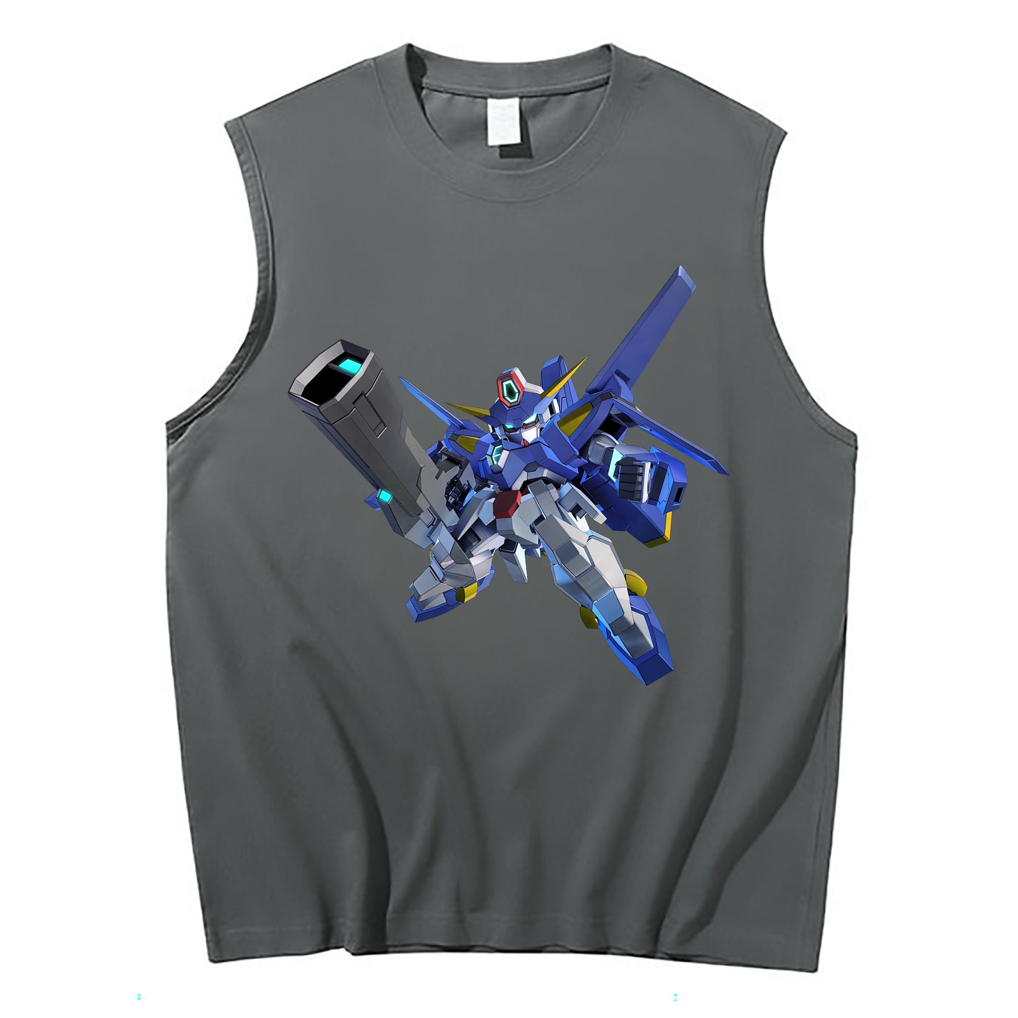 （画像用） 機動戦士ガンダム Mobile Suit Gundam コットン100％タンクトップ（フロントプリント）